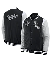 Fanatics Men's Black Baltimore Orioles Elements Elite Full-Snap Jacket