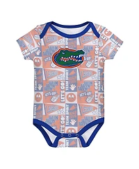 Outerstuff Baby Boys and Girls Florida Gators Sunday Comics Bodysuit, Set of 3