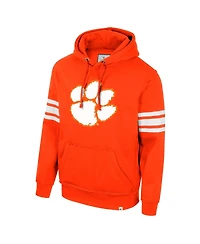 Colosseum Men's Orange Clemson Tigers Saluting Pullover Hoodie