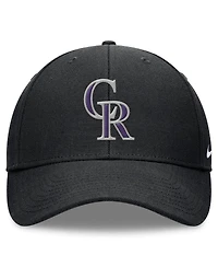 Nike Men's Black Colorado Rockies Club Performance Adjustable Hat