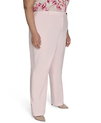 Calvin Klein Plus Size Modern Fit Mid-Rise Straight Pants