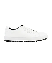 Karl Lagerfeld Paris Men's Logo Plain Toe Bit Sneakers