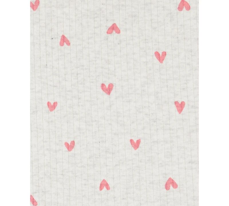 Carter's Toddler Girls Heart-Print Top & Shorts, 2 Piece Set