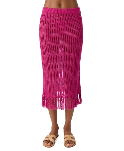 O'Neill Juniors' Pull-On Crochet Skirt Cover-Up
