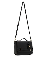 Anne Klein Belted Flap Small Satchel Bag