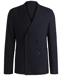 Boss by Hugo Men's Patterned Wool-Blend Slim-Fit Blazer