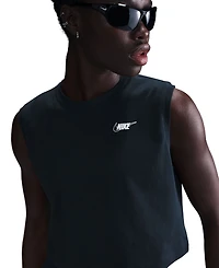 Nike Sportswear Women's Club Cotton Sleeveless Cropped Logo T-Shirt