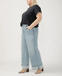 Silver Jeans Co. Plus Highly Desirable High Rise Wide Leg