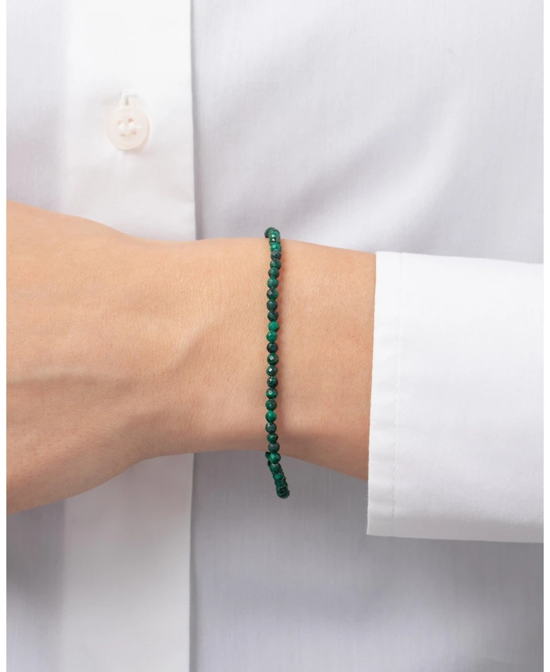 Malachite Bead Bracelet