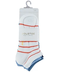 Gold Toe Women's 6-Pk. Striped Liner Socks GTDL0143R06