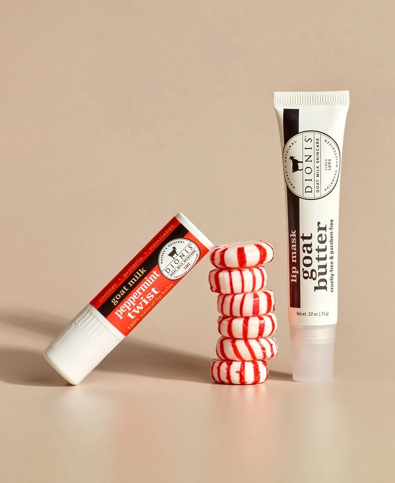 Dionis Goat Milk Peppermint Twist Lip Kit