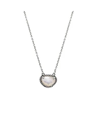 Adornia Fine Birthstone Necklace .925 sterling silver
