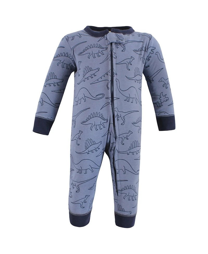 Hudson Baby Boys Unisex Cotton Versatile All-Day Jumpsuit