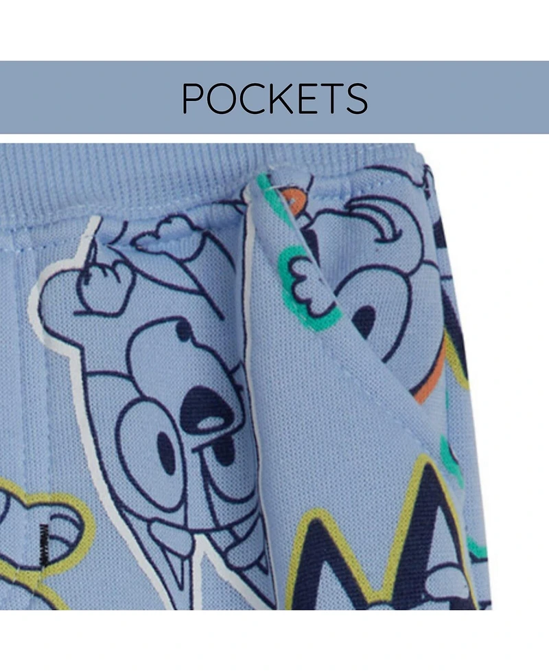 Bluey Boys Fleece 2 Pack Jogger Pants