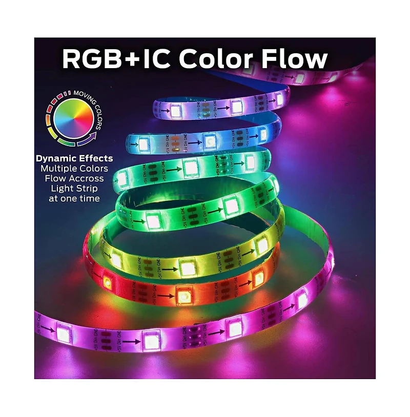 100Ft. Multi-Color Flow Led Light Strip