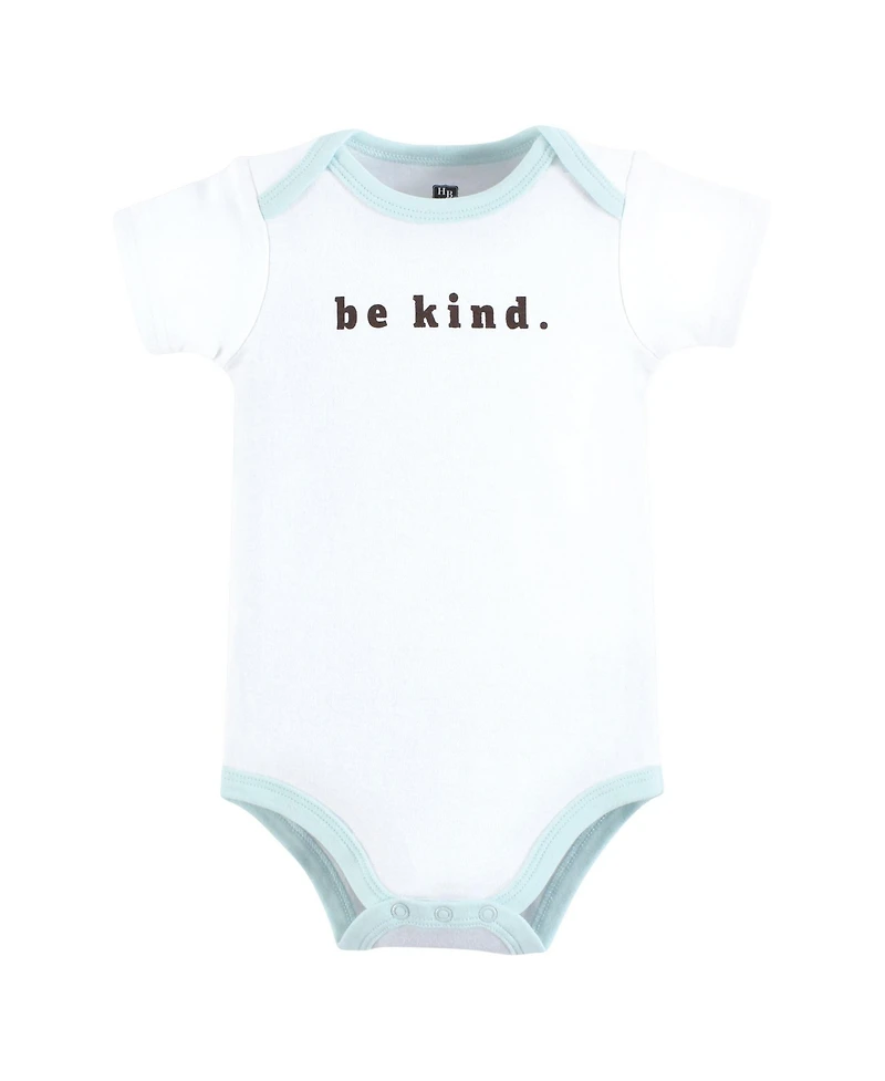 Hudson Baby Girls Essential 5-Piece Cotton Bodysuit Set