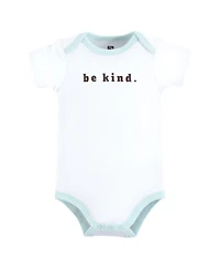 Hudson Baby Girls Essential 5-Piece Cotton Bodysuit Set