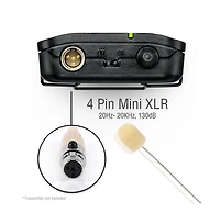 Pyle In-Ear Mini Xlr Omni-Directional Microphone – Compatible with Shure System