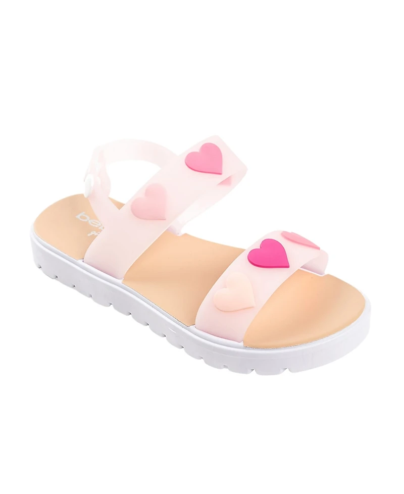 Bebe Little Girls Trendy and Comfortable with Charms Sandals