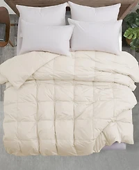 Unikome Luxurious Comfort Cotton Goose Down Feather Comforter