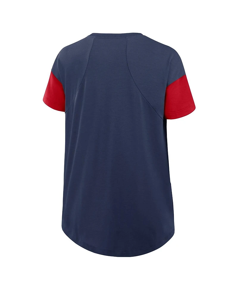 Nike Women's Navy Atlanta Braves Flowy T-Shirt