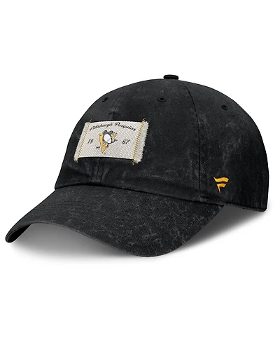 Fanatics Women's Black Pittsburgh Penguins Heritage Away Game Adjustable Hat