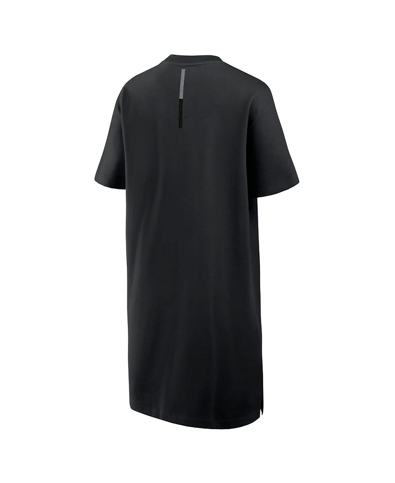 Fanatics Women's Black Alabama Crimson Tide Elements Go Tri-Blend T-Shirt Dress