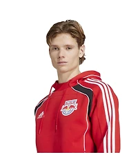 Adidas Men's Red New York Bulls 2025 Travel Pullover Hoodie