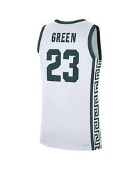 Nike Men's Draymond Green White Michigan State Spartans Performance Replica Basketball Jersey