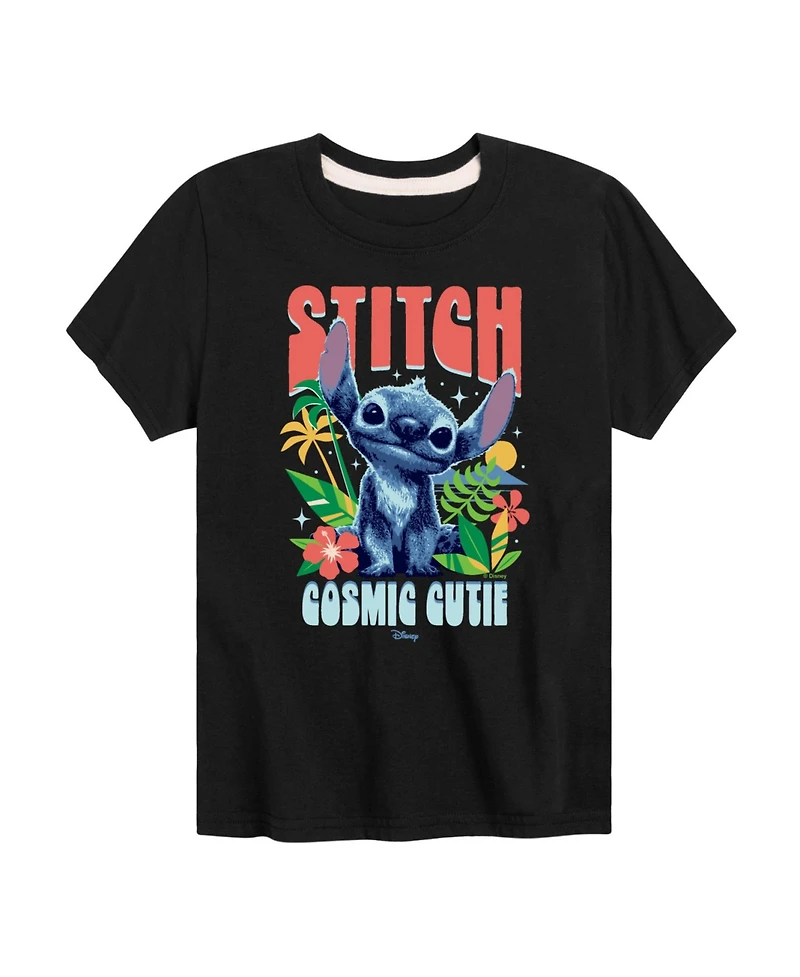 Lilo & Stitch Big Boys Live Action Cosmic Cutie Graphic T-Shirt
