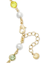 Charter Club Gold-Tone Stone & Imitation Pearl Strand Necklace, 42" + 2" extender, Exclusively at Macy's