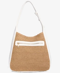 I.n.c. International Concepts Salee Straw Shoulder Bag, Exclusively at Macy's
