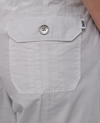 Dkny Sport Women's Smocked-Waist Convertible Shorts