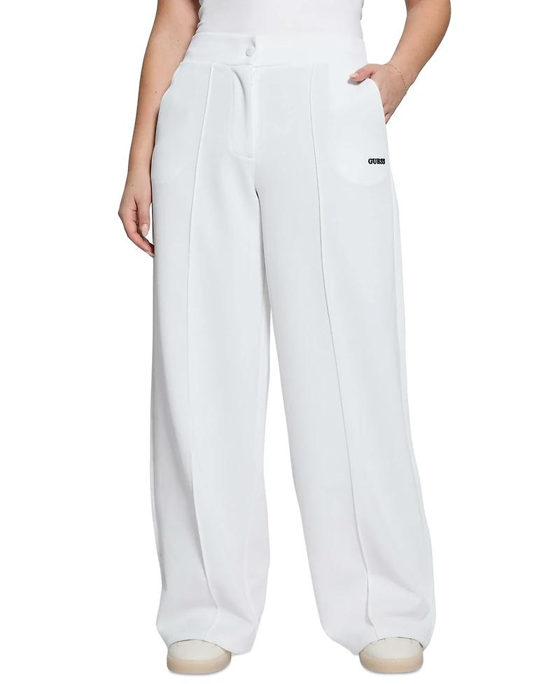 Guess Women's Seam-Front Wide-Leg Pants