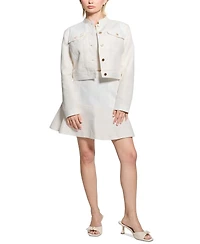 Guess Women's Elsie Mixed Media Skirt