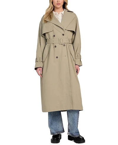 Guess Women's Belted Trench Coat