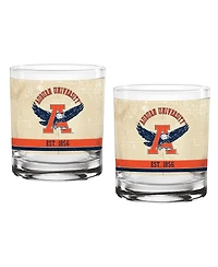 Indigo Falls Auburn Tigers 14oz. Tan Vintage Glasses, Set of 2