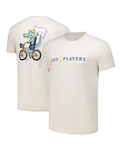 Flomotion Men's and Women's Tan The Players Biking Gator T-Shirt