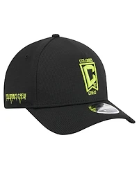New Era Men's Black Columbus Crew 2025 Jersey Hook 9FORTY M-Crown Adjustable Hat