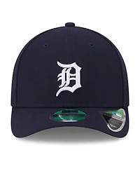 New Era Men's Navy Detroit Tigers Player Replica 9FORTY Adjustable Hat