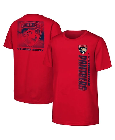 Outerstuff Big Boys and Girls Red Florida Panthers Atmosphere T-Shirt
