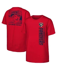 Outerstuff Big Boys and Girls Red Florida Panthers Atmosphere T-Shirt