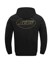 Pro Standard Men's Black New York Jets Classic Chenille Pullover Hoodie