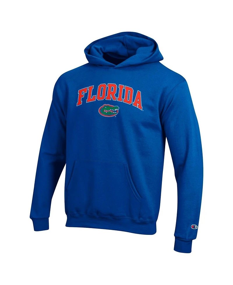 Champion Big Boys and Girls Royal Florida Gators Campus Pullover Hoodie
