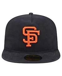 New Era Men's Black San Francisco Giants Championship Side Flag A-Frame 59FIFTY Fitted Hat