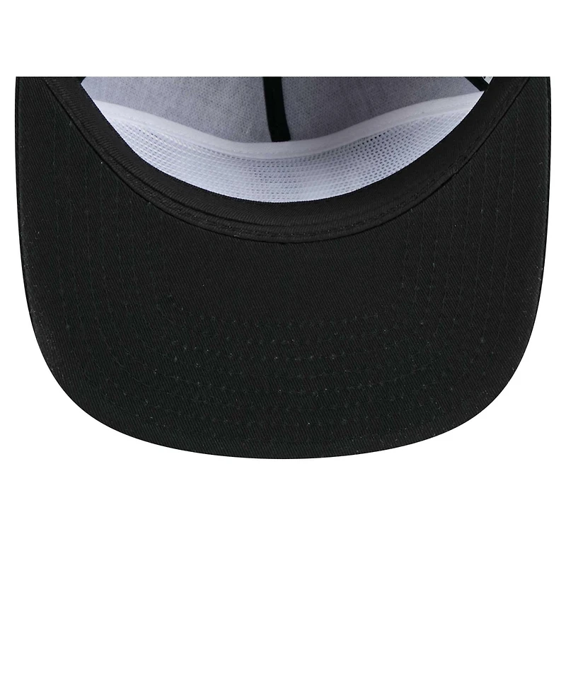 New Era Men's Black Cincinnati Bengals B-Dub Golfer Snapback Hat