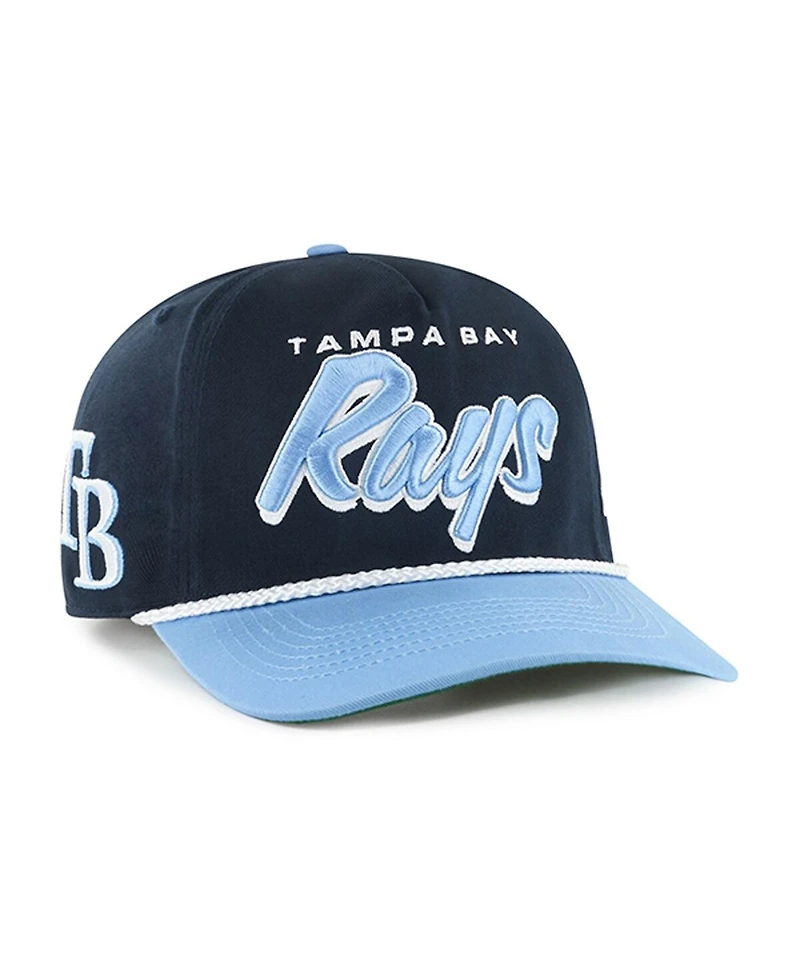 '47 Brand Men's Navy Tampa Bay Rays Drop Shadow Rope Hitch Adjustable Hat