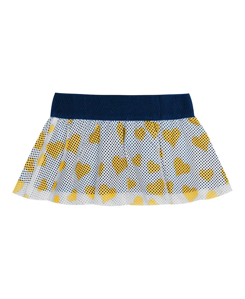 Outerstuff Baby Boys and Girls 2-Piece Michigan Wolverines Love My Team Bodysuit and Skirt Set