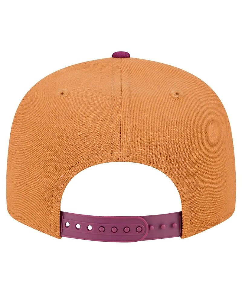 New Era Men's Brown/Purple New York Mets Color Pack Two-Tone 9FIFTY Snapback Hat