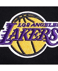 Pro Standard Women's Black Los Angeles Lakers Paint The City Cropped Pullover Sweatshirt
